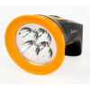 Фонарь аккумуляторный Ultraflash LED3804M 4LED 15 лм пластик черный 12867
