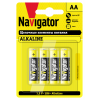 Батарейка алкалиновая Navigator AA/LR6 61463 1.5В 1700мАч блистер 4шт