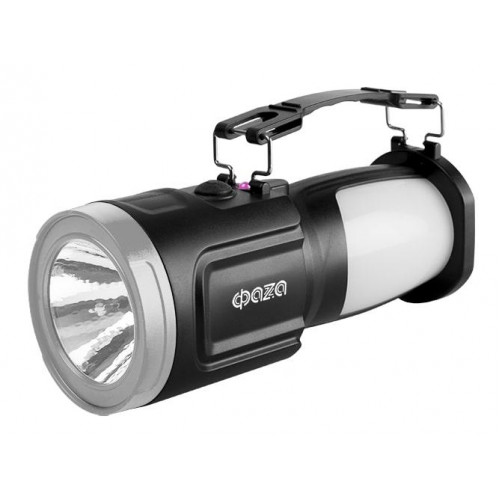 Фонарь аккумуляторный универсальный ФАZА AccuF8-L1W/L24-bk 5006669, 100 лм, черный