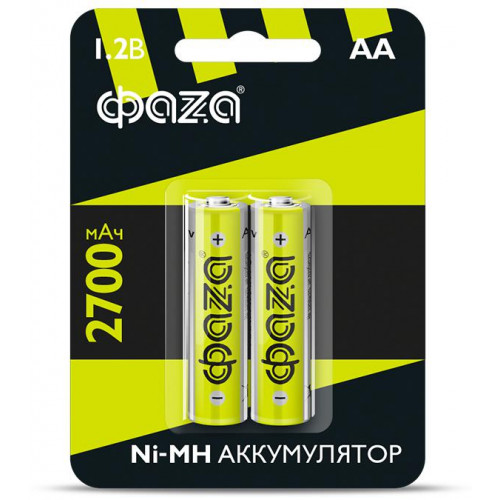 Аккумулятор Ni-MH ФАZА BL-2 1.2В 2700мА.ч 2шт 5003002