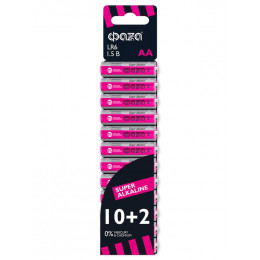 Батарейка алкалиновая ФАZА AA/LR6 Super Alkaline SBL-10+2 1.5В 2854582 (12шт)