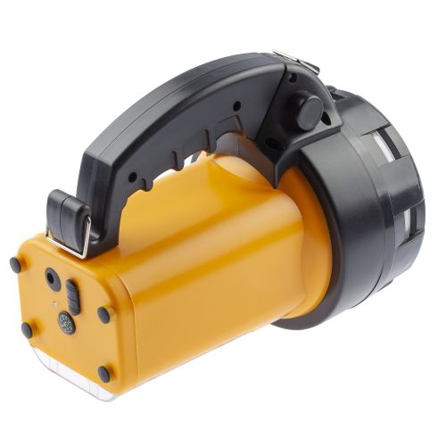 Фонарь-прожектор ЭРА Альфа PA-601: 3А.ч, 19+24 LED, IP40, оранжевый корпус