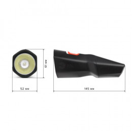 Фонарь ЭРА Аллигатор MA-501 SMD: 40 лм, аккумулятор 0.35 Ач, защита IP40