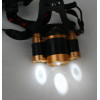 Фонарь налобный Ultraflash E1333 13903, 300 лм, алюминий, золото/черный