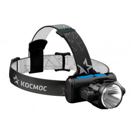 КОСМОС KOCH5WLi-On Налобный аккумуляторный фонарь, 5Вт, Li-Ion 1.2Ач, Micro USB