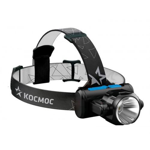 КОСМОС KOCH5WLi-On Налобный аккумуляторный фонарь, 5Вт, Li-Ion 1.2Ач, Micro USB