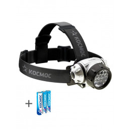 КОСМОС KOC-H14-LED Фонарь налобный H14LED, 130 лм, 14 светодиодов, 3хAAA